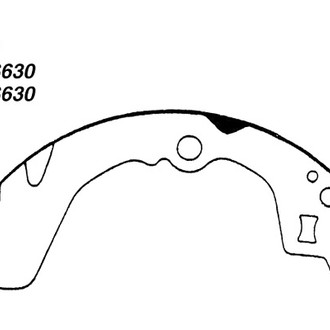 Centric® - Premium Drum Brake Shoes