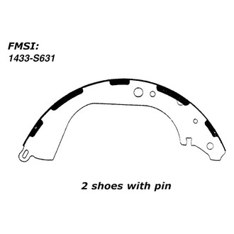 Centric® - Premium Drum Brake Shoes