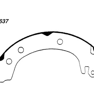 Centric® - Premium Drum Brake Shoes