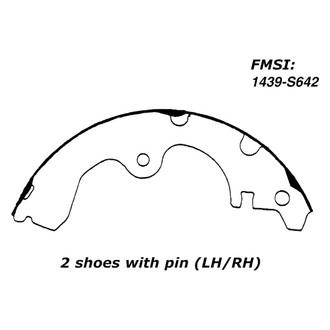 Centric® - Premium Drum Brake Shoes