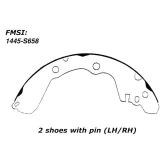 Centric® - Premium Drum Brake Shoes