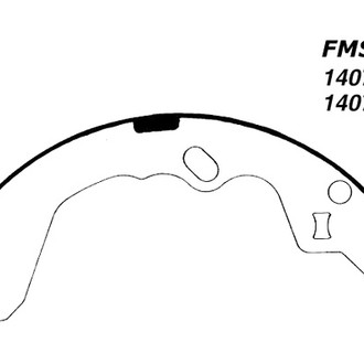 Centric® - Premium Drum Brake Shoes