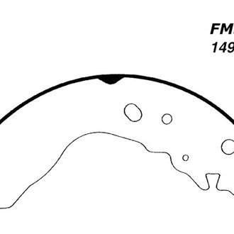 Centric® - Premium Drum Brake Shoes