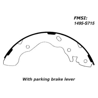 Centric® - Premium Drum Brake Shoes