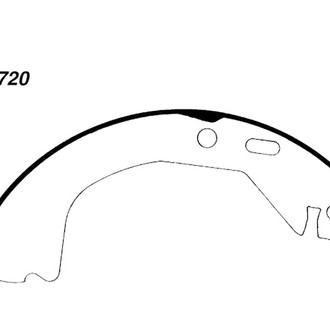Centric® - Premium Drum Brake Shoes