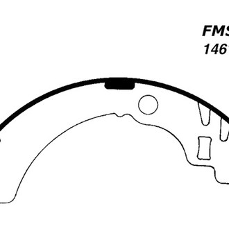 Centric® - Premium Drum Brake Shoes