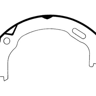 Centric® - Premium Parking Brake Shoes