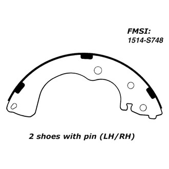 Centric® - Premium Drum Brake Shoes