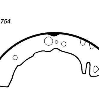 Centric® - Premium Drum Brake Shoes
