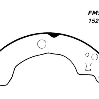 Centric® - Premium Rear Drum Brake Shoes