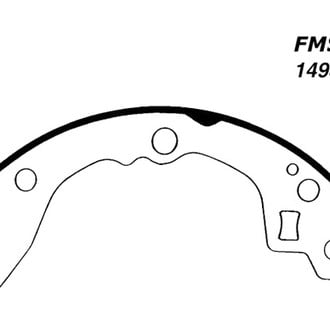 Centric® - Premium Drum Brake Shoes