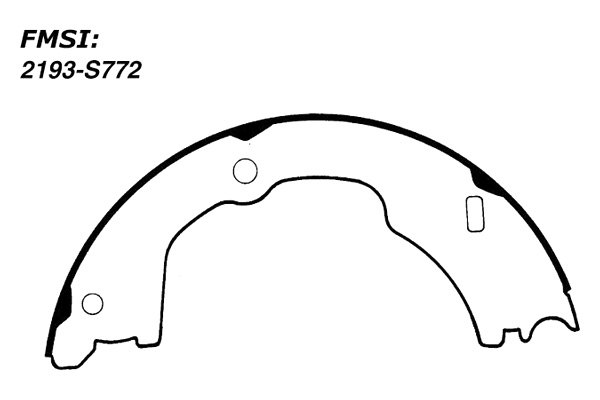 Centric® - Parking Brake Shoes