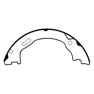 Centric® - Premium Rear Parking Brake Shoes