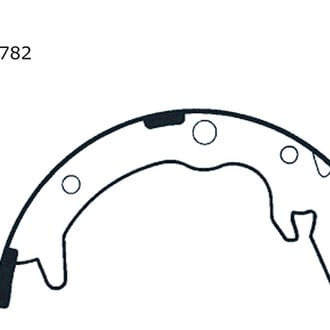 Centric® - Premium Parking Brake Shoes