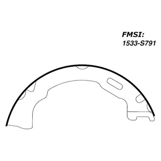 Centric® - Premium Parking Brake Shoes