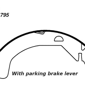 Centric® - Premium Drum Brake Shoes