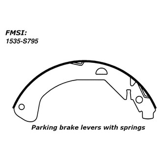 Centric® - Premium Drum Brake Shoes