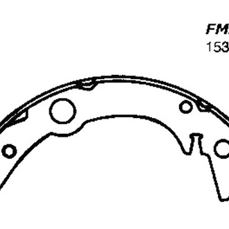 Centric® - Premium Rear Parking Brake Shoes