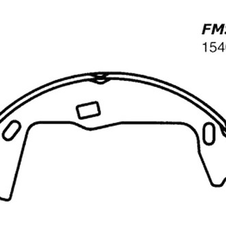 Centric® - Premium Parking Brake Shoes