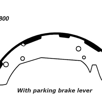 Centric® - Premium Drum Brake Shoes