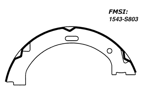 Centric® - Parking Brake Shoes