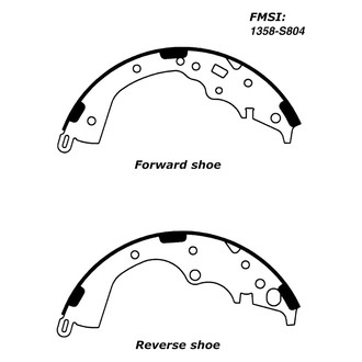 Centric® - Premium Drum Brake Shoes