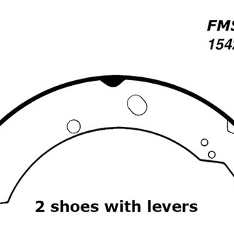 Centric® - Premium Drum Brake Shoes