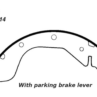 Centric® - Premium Drum Brake Shoes