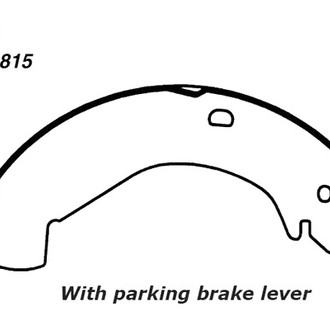Centric® - Premium Drum Brake Shoes