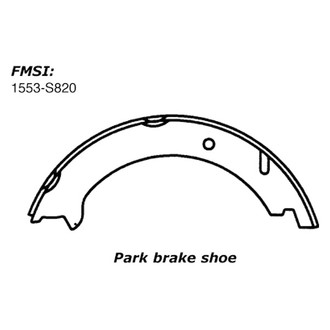 Centric® - Premium Parking Brake Shoes