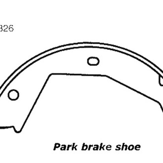 Centric® - Premium Parking Brake Shoes
