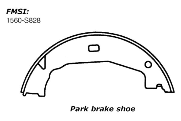 Centric® - Parking Brake Shoes