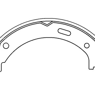 Centric® - Premium Parking Brake Shoes