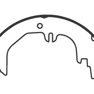 Centric® - Premium Rear Parking Brake Shoes