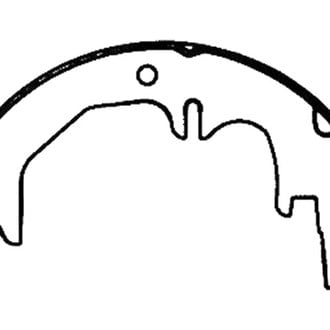 Centric® - Premium Parking Brake Shoes