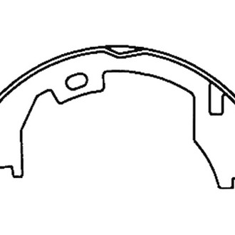 Centric® - Premium Parking Brake Shoes