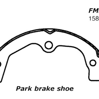 Centric® - Premium Parking Brake Shoes