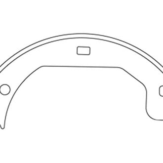 Centric® - Premium Parking Brake Shoes