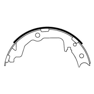 Bendix ® 968 - Premium Rear Parking Brake Shoes