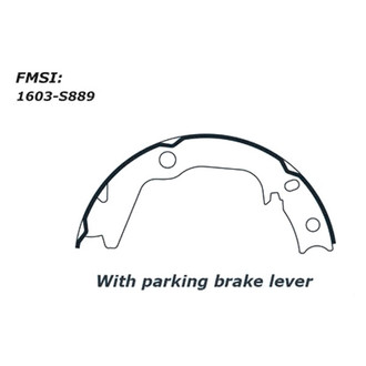 Centric® - Premium Parking Brake Shoes