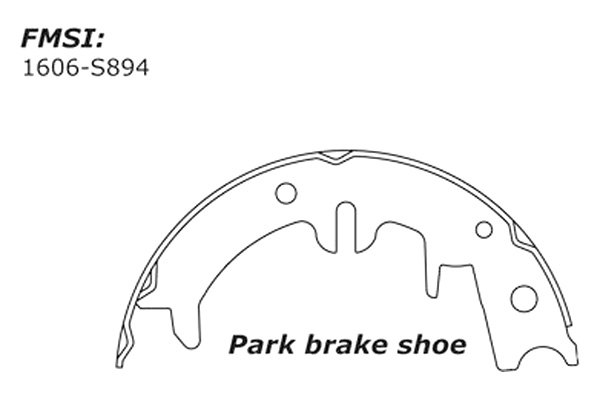 Centric® - Parking Brake Shoes