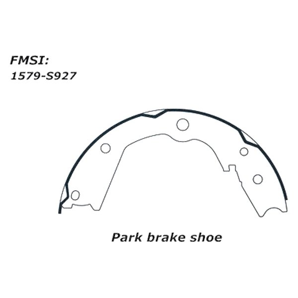 Centric® - Parking Brake Shoes