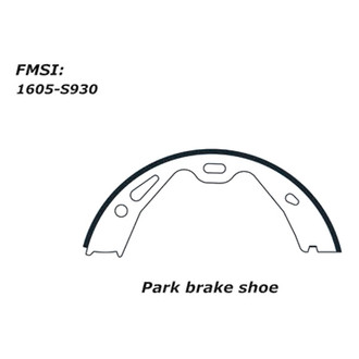 Centric® - Premium Rear Parking Brake Shoes