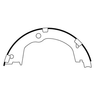 Centric® - Premium Parking Brake Shoes