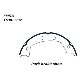 Centric® - Premium Parking Brake Shoes