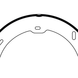 Centric® - Premium Parking Brake Shoes