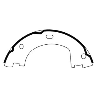 Centric® - Premium Rear Parking Brake Shoes
