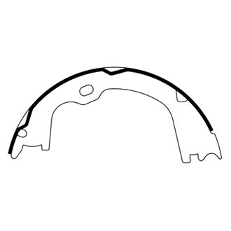 Centric® - Premium Parking Brake Shoes