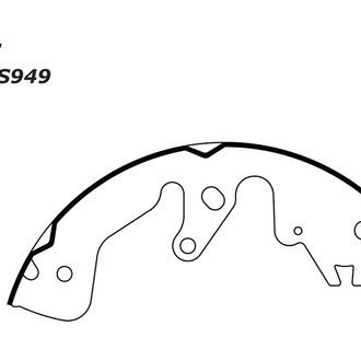 Centric® - Premium Drum Brake Shoes