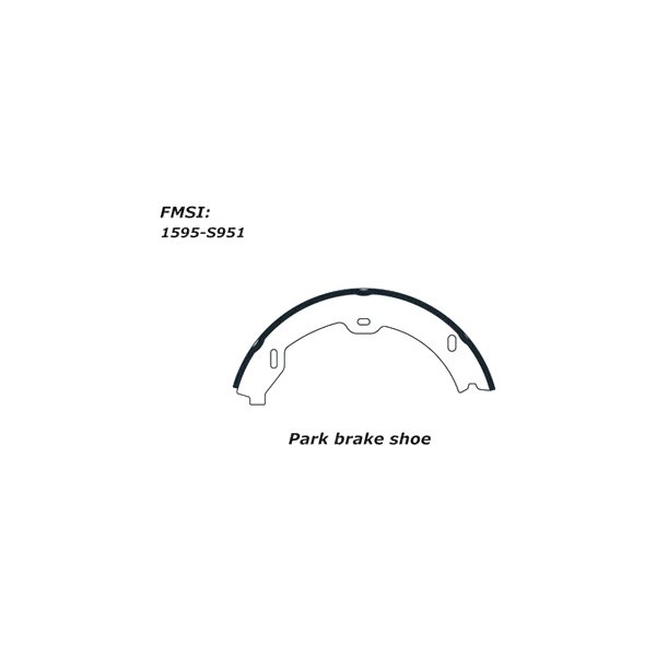 Centric® - Parking Brake Shoes